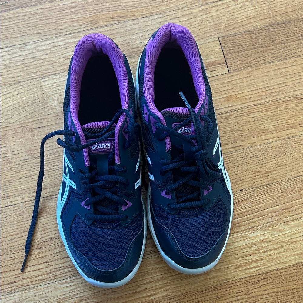 ASICS Women's Sneakers in Black and Purple